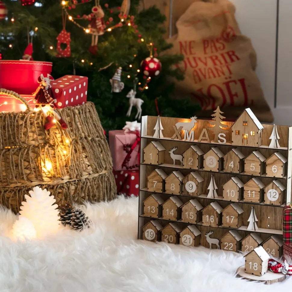 Becquet Calendrier de l'Avent en bois