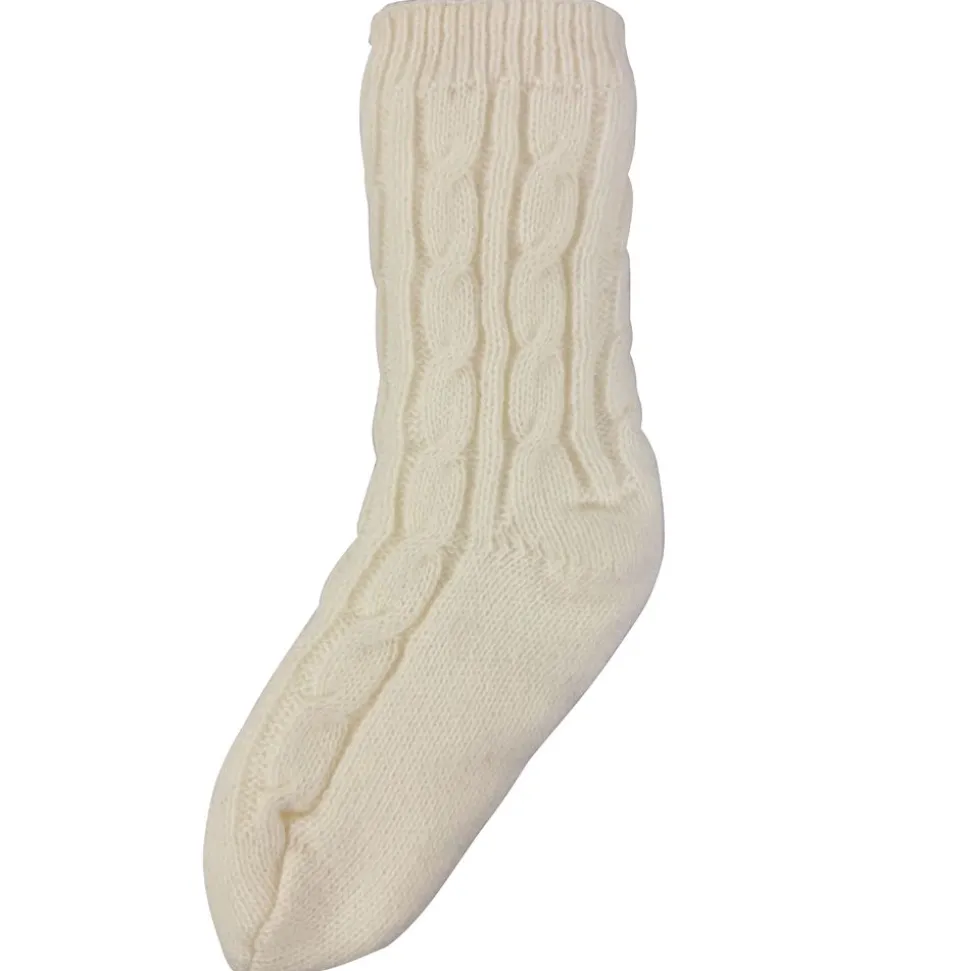 Femme Becquet Chaussettes tricot doublées sherpa