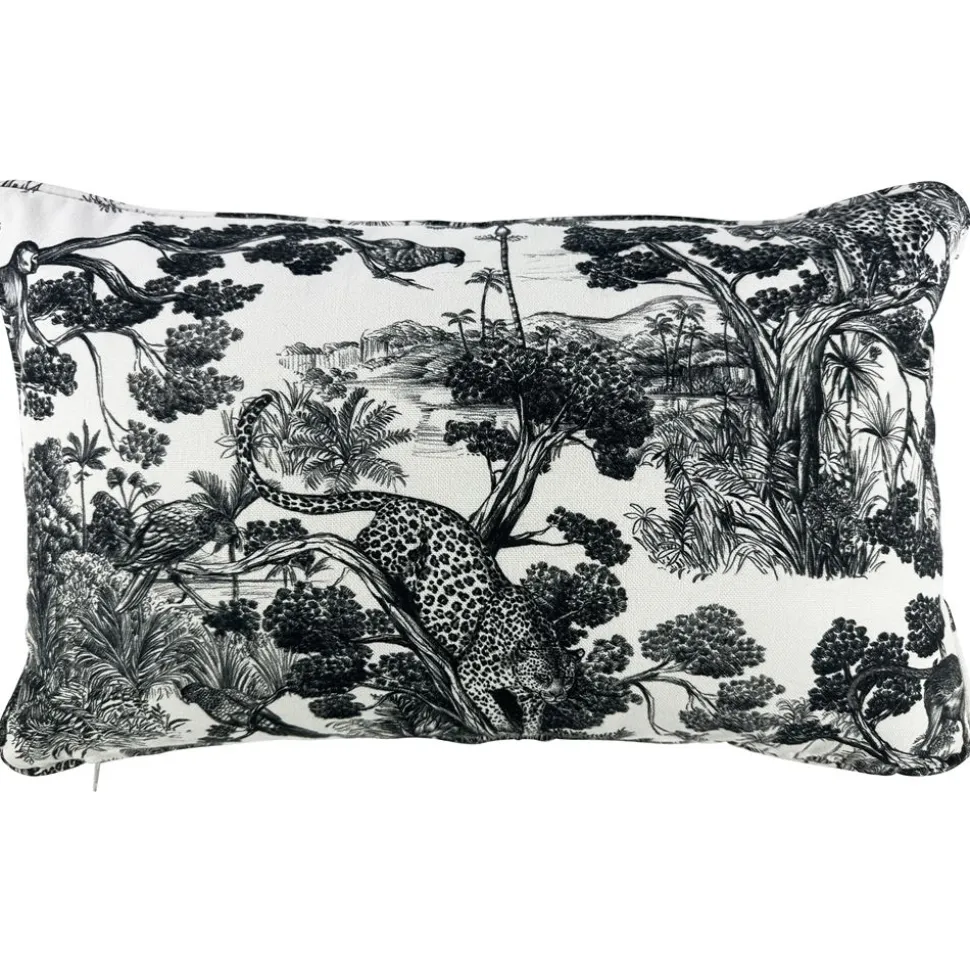 Becquet Housse coussin motif jungle - CRÉATION THÉVENON