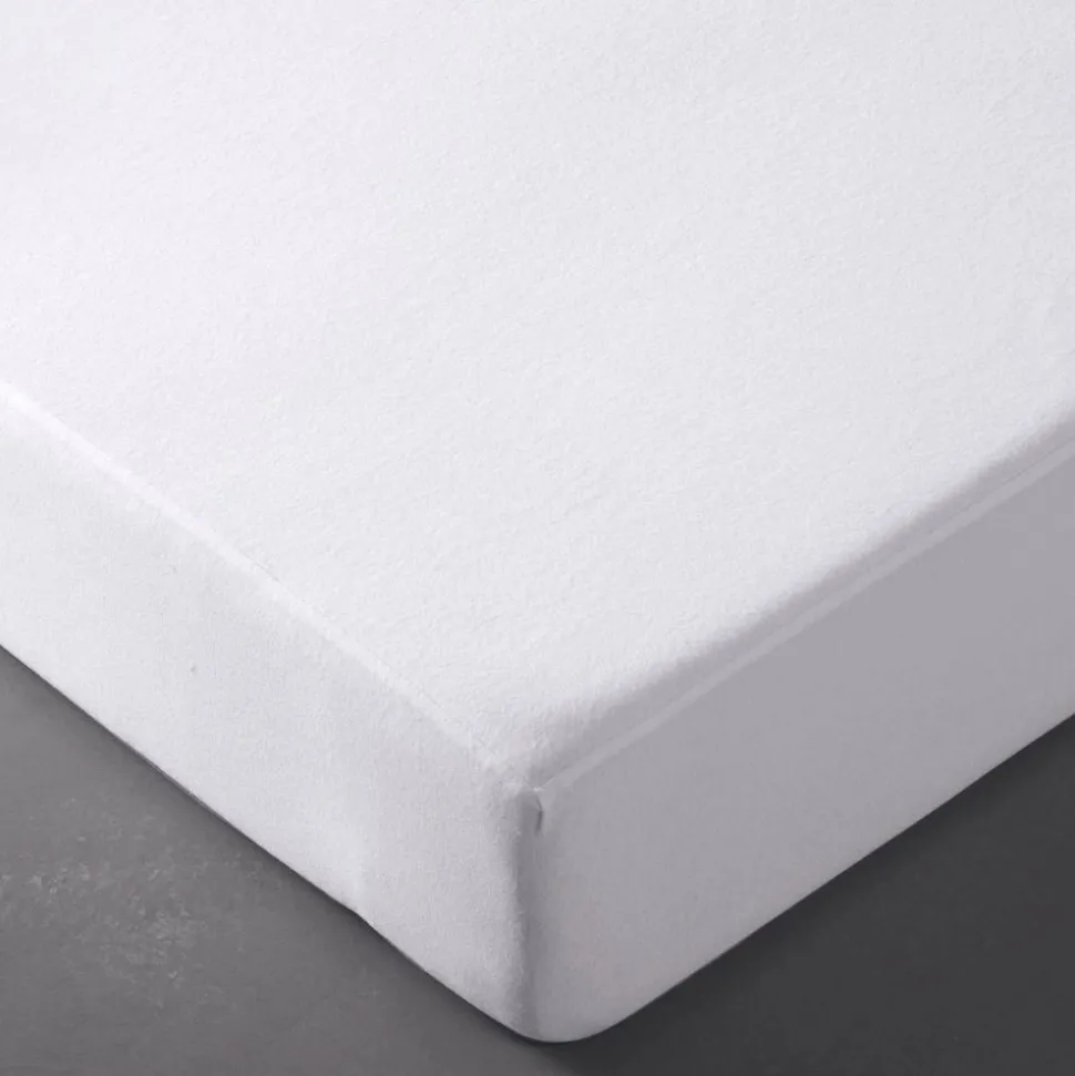 Becquet Housse matelas - FIBRES RECYCLÉES - molleton IMPERMÉABLE - 180 g/m²