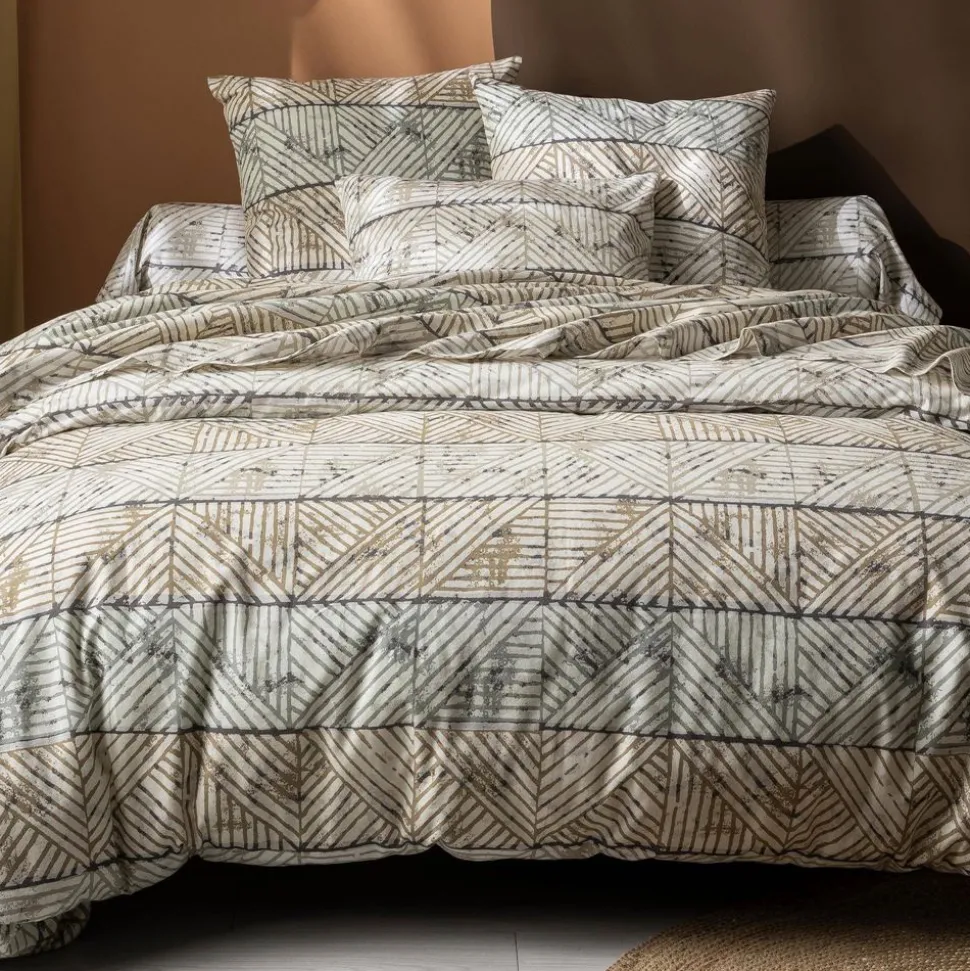 Becquet Linge de lit en flanelle motif géométrique - CRÉATION