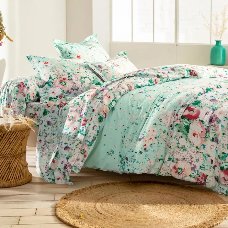 Becquet Linge de lit motif floral - CRÉATION