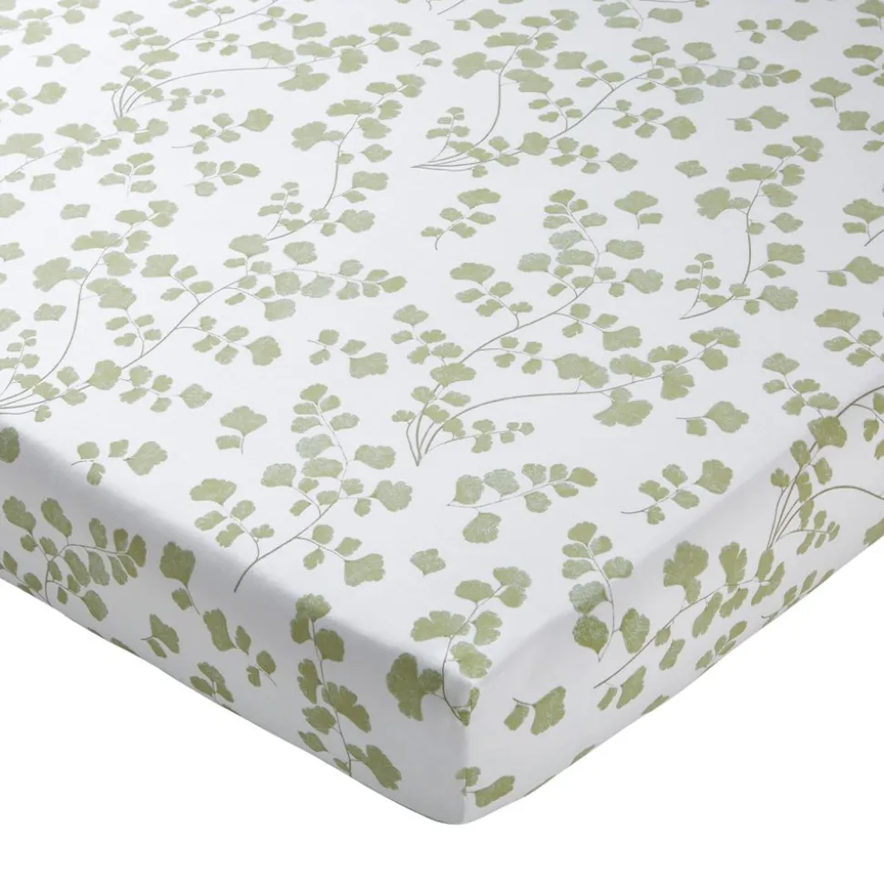 Becquet Linge de lit percale motif végétal - CRÉATION