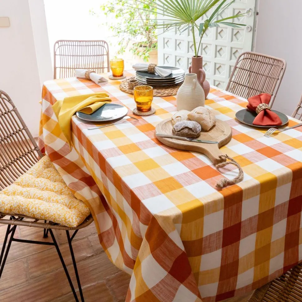 Becquet Nappe en coton à carreaux - CRÉATION