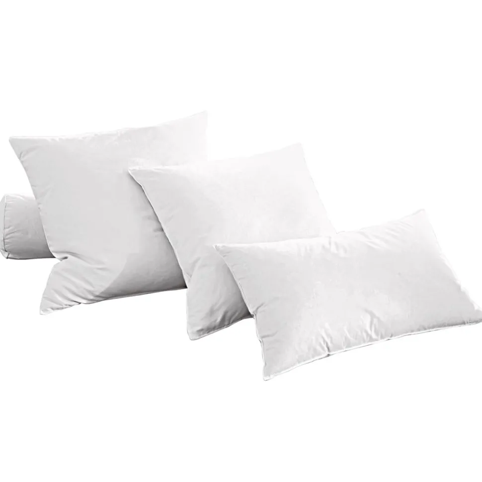 Becquet Oreiller et traversin, 70% DUVET d'oie/canard ANTITACHE - Moelleux