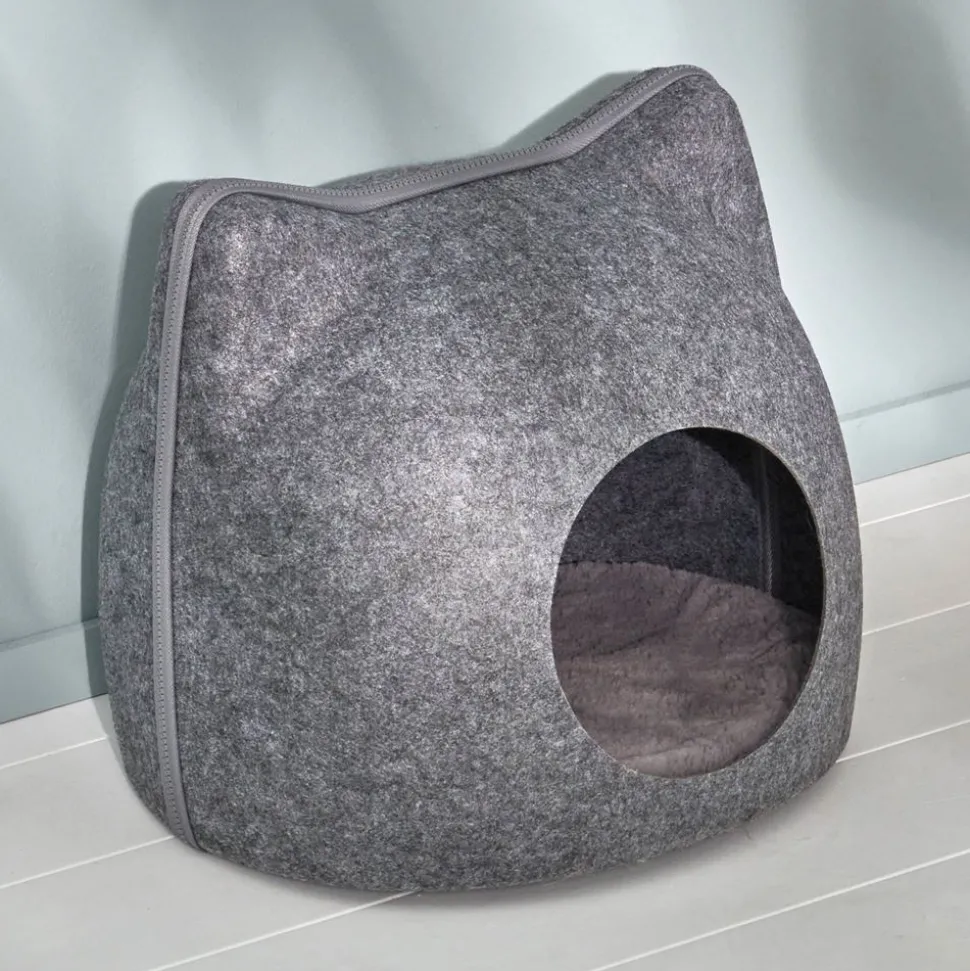 Becquet Panier en feutrine pour chat