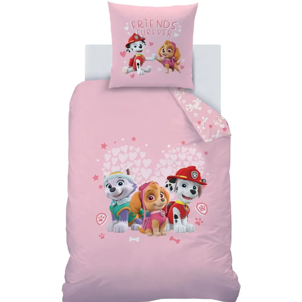 Becquet Parure de lit enfant rose Pat Patrouille®