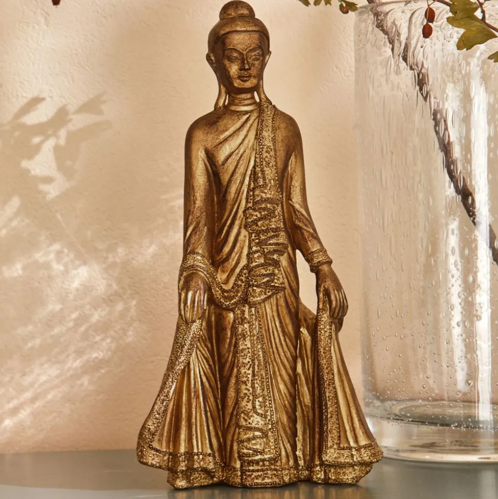 Becquet Statuette Bouddha doré