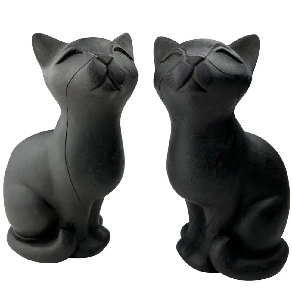 Becquet Statuette serre-livres chats