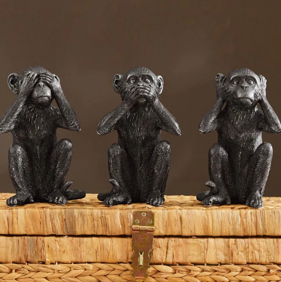 Becquet Statuettes singes de la sagesse - set de 3