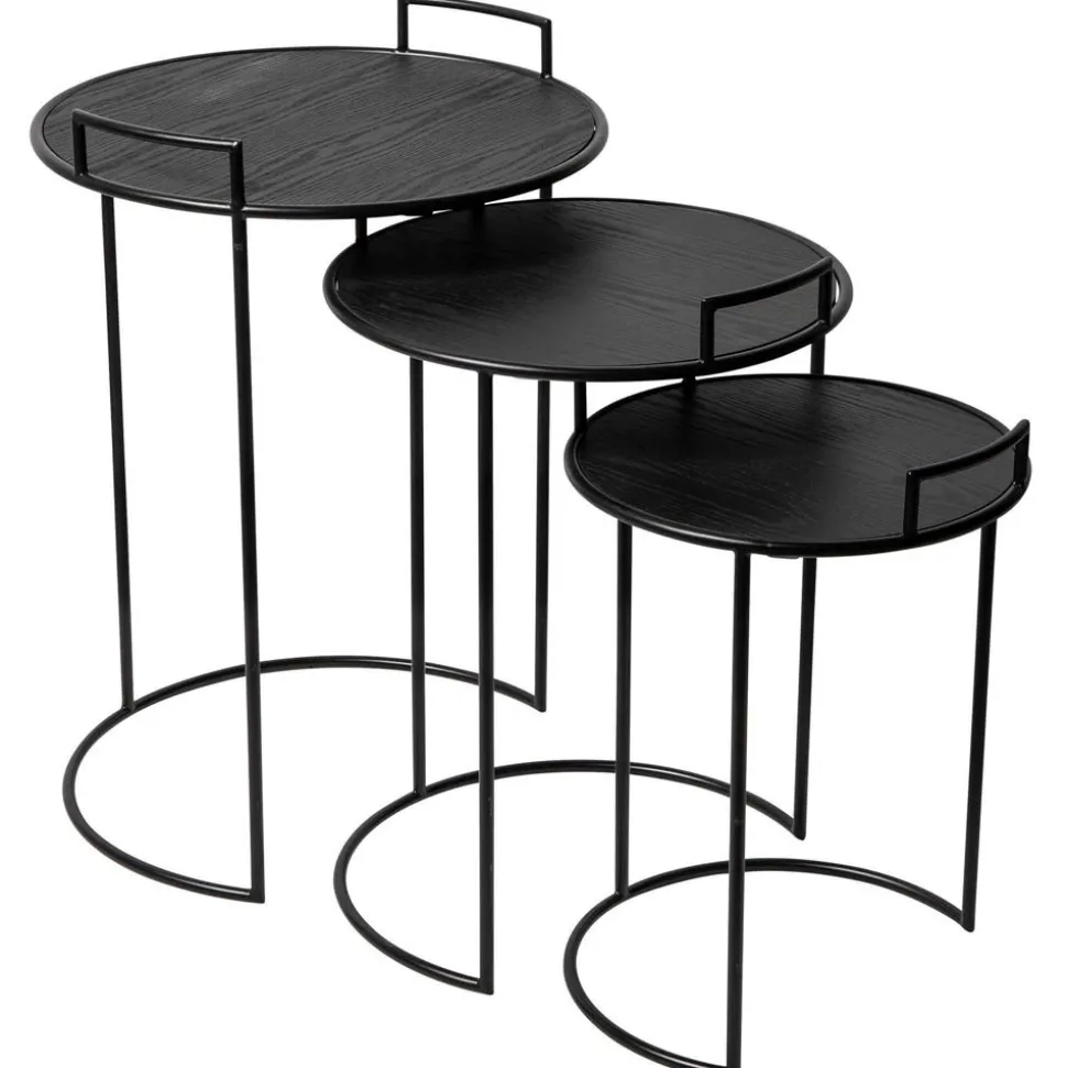 Becquet Tables gigognes en métal - set de 3