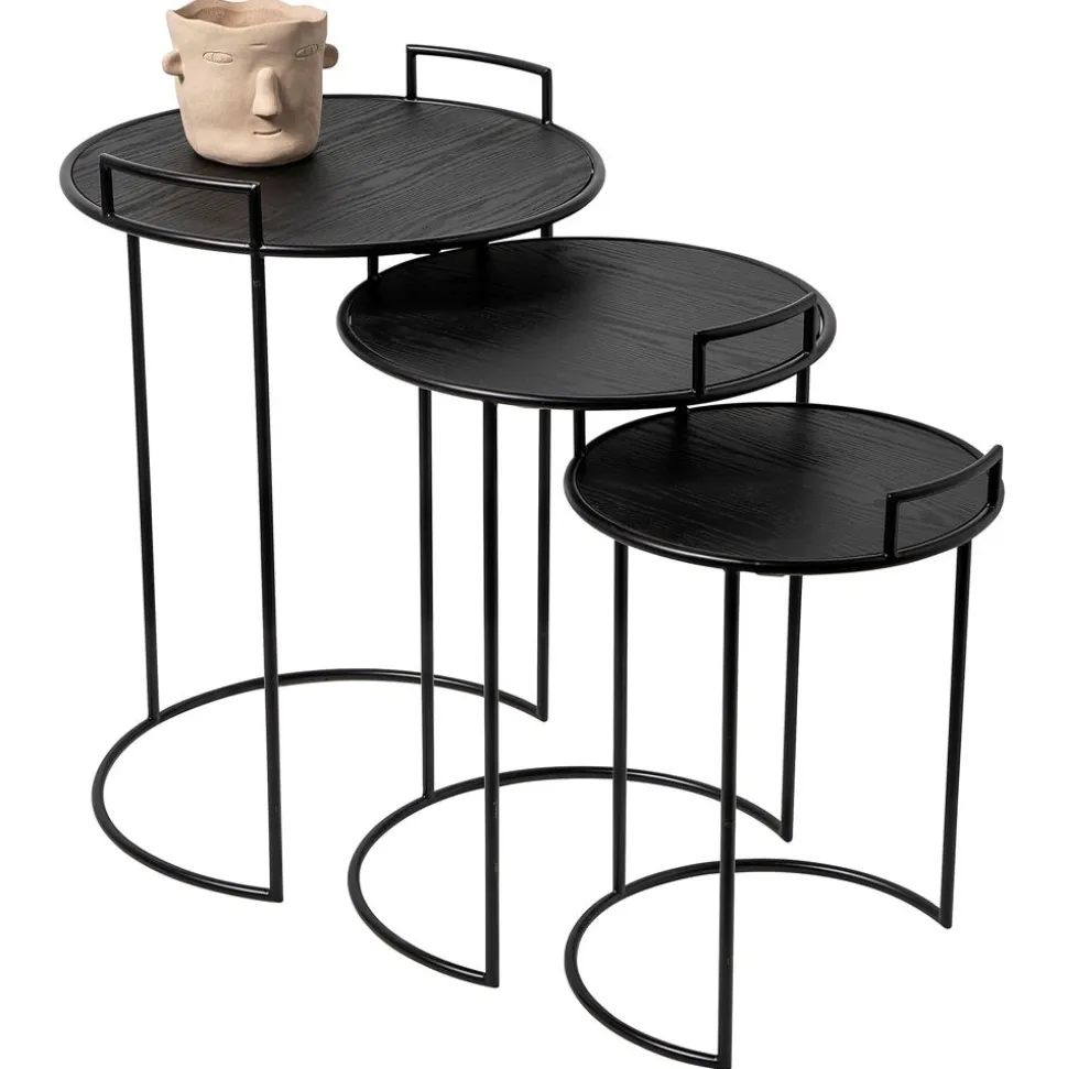 Becquet Tables gigognes en métal - set de 3