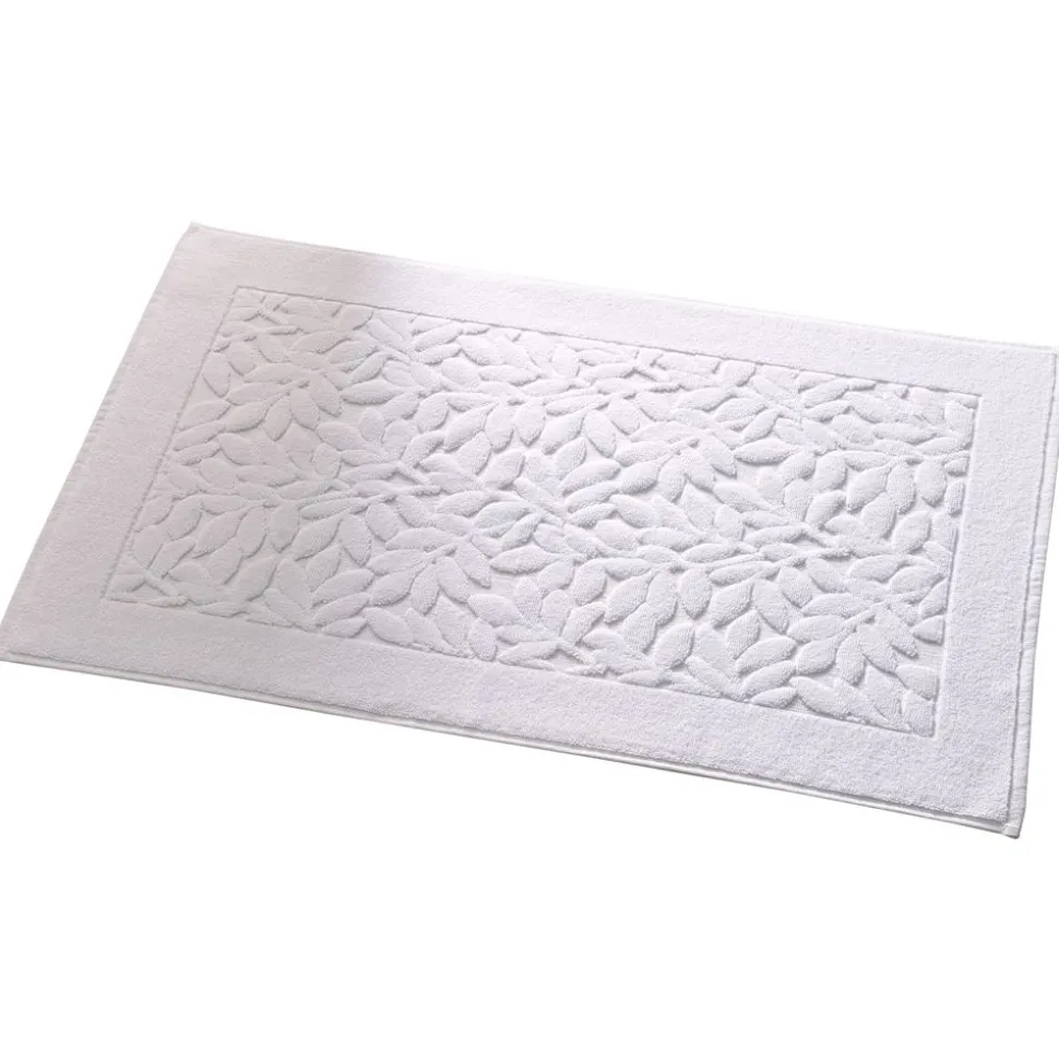 Becquet Tapis de bain, motif feuillage - 800 g/m²