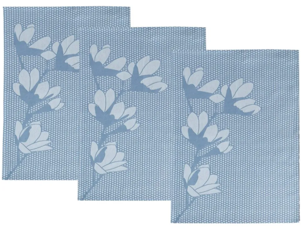 Becquet Torchons tissés jacquard motif japonisant - lot de 3 ou 6