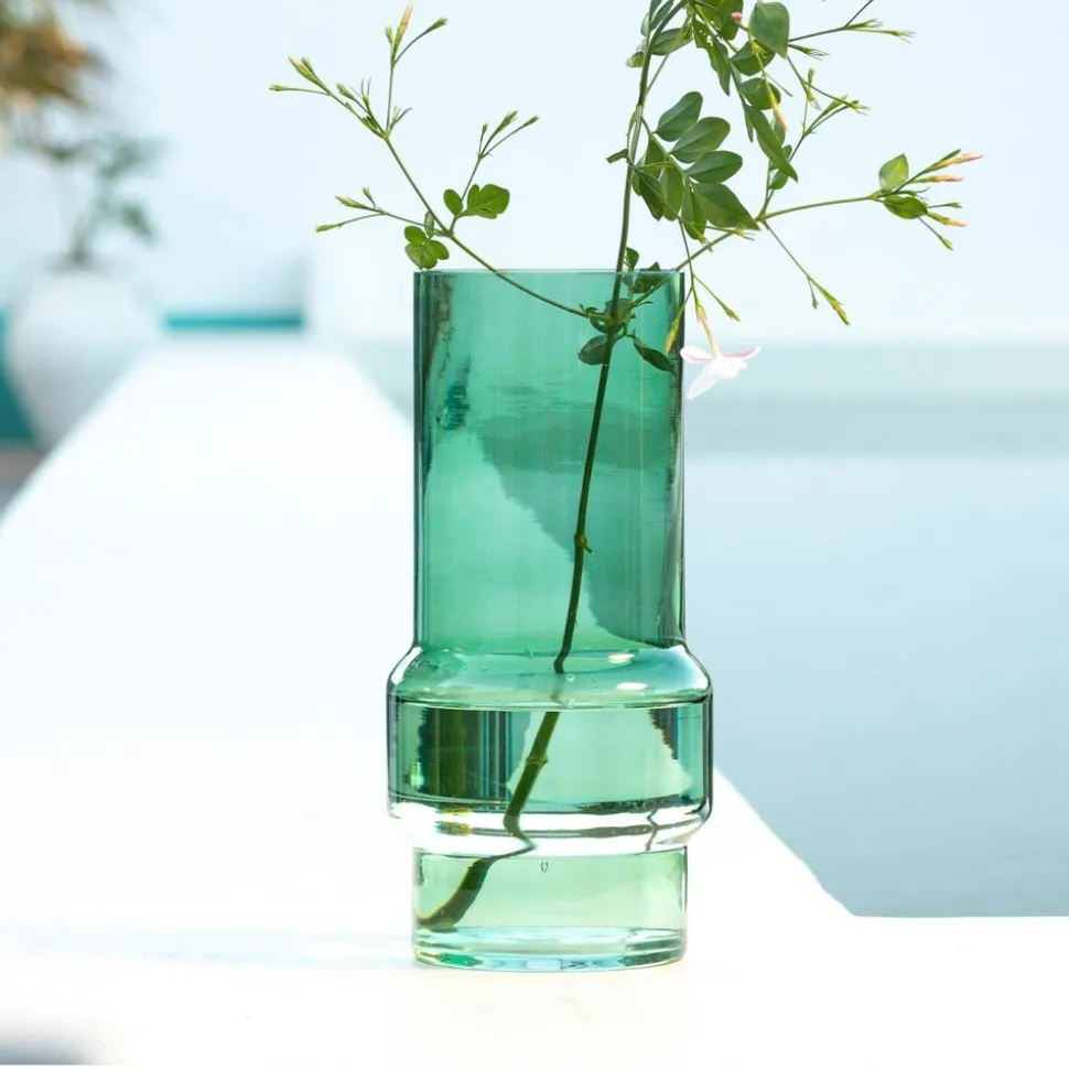 Becquet Vase en verre cylindrique